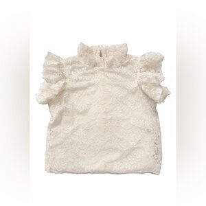 Joyfolie Girls Lace Ruffle Top – Size 8